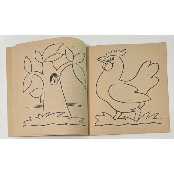 Vtg 1958 First Coloring Book Clarence Biers Whitman Publishing Children Activity - Picture 7 of 16